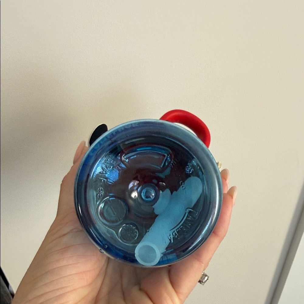 CamelBak Kids Red and Blue Water Bottle- Eddy - Firetrucks - Picture 2 of 3